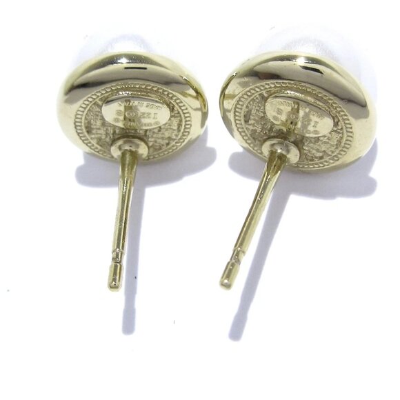 CHANEL Coco - White Gold Fake Pearl Hardware Earrings Gold hardware 742-072625 - Picture 4 of 7